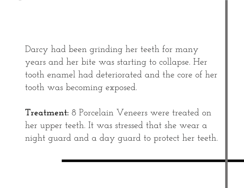 Details about patient named Darcy